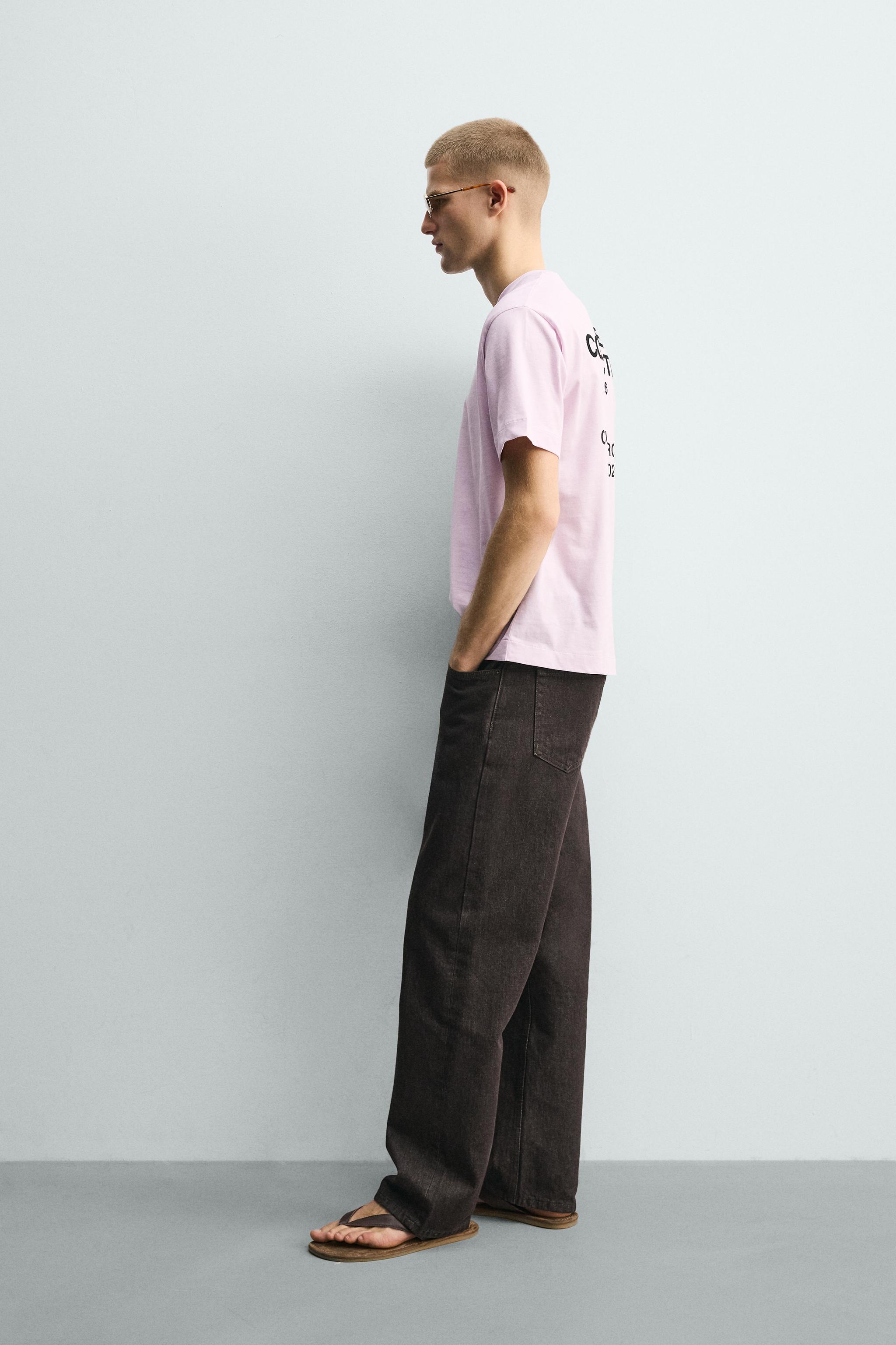 COMBINED EMBROIDERED PRINT T-SHIRT